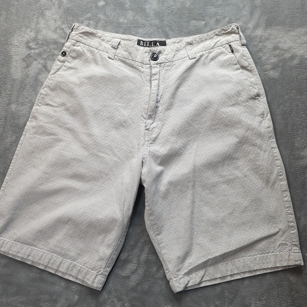 Billabong Chino Shorts Mens 32 Gray 9" Inseam Casual Cotton Classic Outdoor Wear